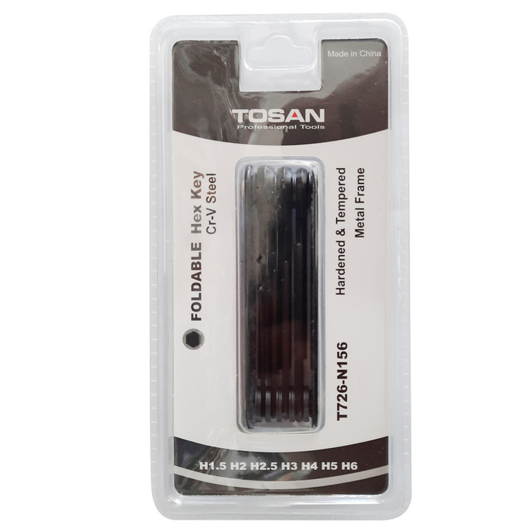 مجموعه 7 عددی آچار آلن توسن مدل DI-T726-N156