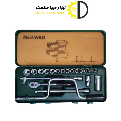 جعبه بکس 20 عددی اشتایویل آلمان داریو 3/8 اینچ